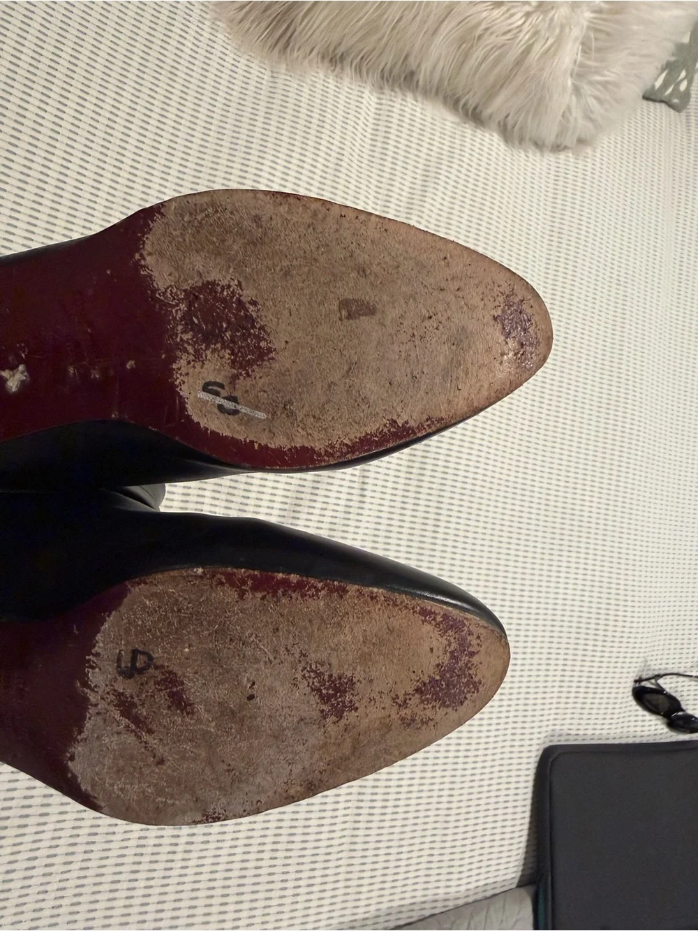 Miu Miu Black Leather Ankle Booties with Side Strap Size 9